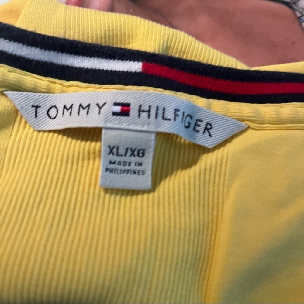 Tommy Hilfiger Yellow Sleeveless Top Size XL - Picture 4 of 6